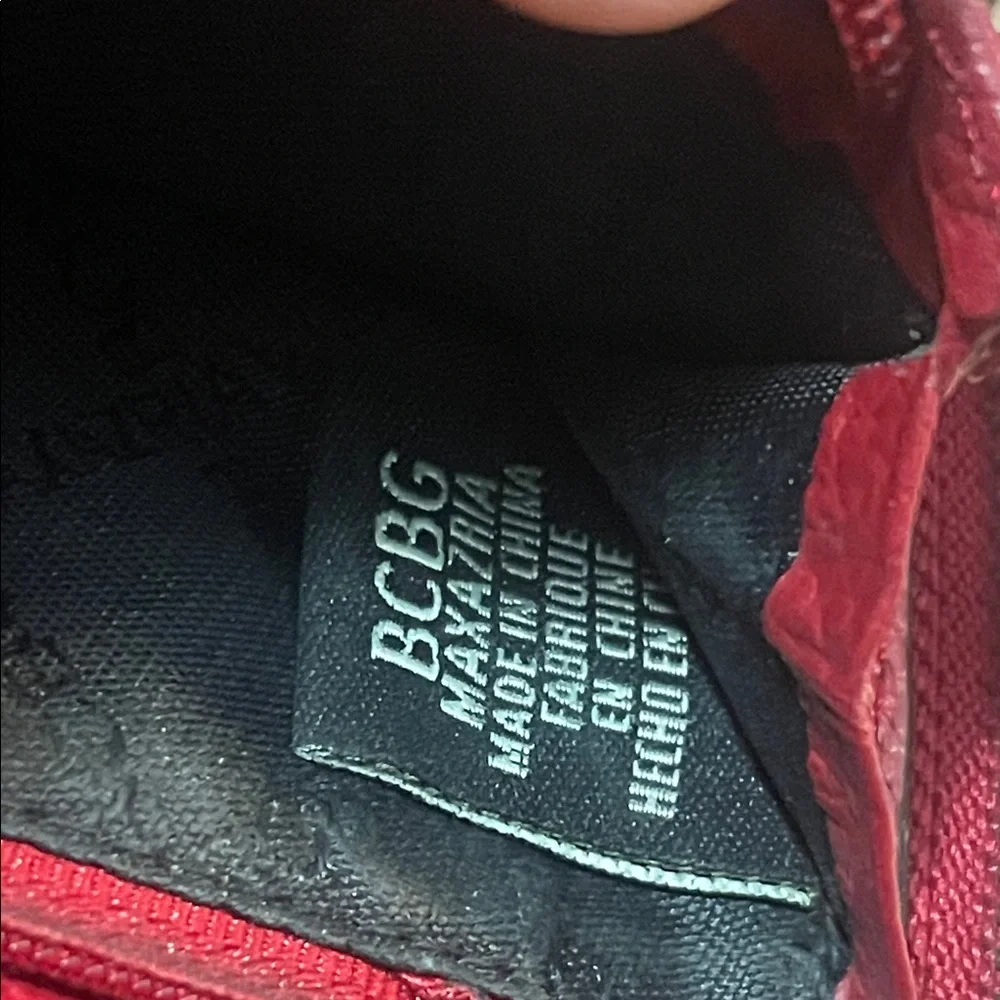 BCBGMaxmaria Leather Wristlet Wallet
